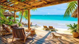 Relaxing Bossa Nova Jazz Music - Tropical Seaside Cofee Ocean Environment | Positive Bosa Nova Music