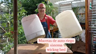 🌱 Como hacer macetas de auto riego, para terraza, hazlo tu mismo.