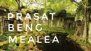 [4K] Indiana Jones Jungle Temple Scenes | Beng Mealea - Temple of Lotus Pond. Relaxing Walk Tour.