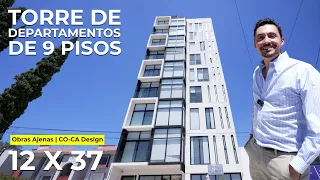 TORRE de DEPARTAMENTOS de 9 NIVELES en ZONA CÉNTRICA | Obras Ajenas | CO-CA Design