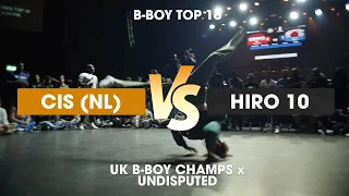 Cis (NL) vs Hiro 10 [1v1 b-boy top 16] // stance // Undisputed x UK B-Boy Champs 2022