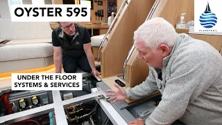 Oyster 595 - Under the floor