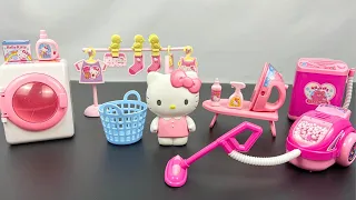 10 Minutes Satisfying with Unboxing Hello Kitty Laundry Set ASMR