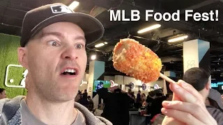 Eating a TON at the MLB Food Fest