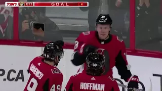 Ryan Dzingel Goal vs MTL October 30, 2017