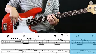 Eric Clapton - Tore Down (Bass cover with tabs)