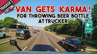 Truckers Edition Nó 65-Road Rage ,Bad Drivers, Brake Checks, Dashcam caught | Instantkarma