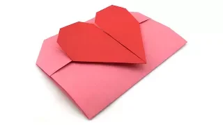 Heart Origami Envelope Tutorial (Hyo Ahn)