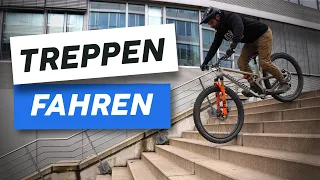 Treppen fahren mit dem Mountainbike | Urbane Bike Skills | Mtb & eMtb Fahrtechnik Tipps und Tricks