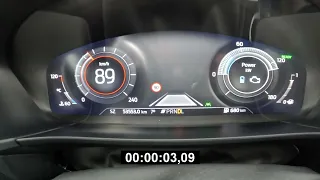 Acceleration 0-100Km/h Ford Kuga Hybrid 4x4 (2021)