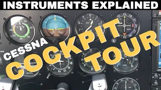 Cessna Cockpit Tour | Instrument Panel Explanation