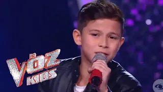 Samuel Marín Cautivó a los Jurados en La Voz Kids