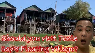 Siem Reap, Cambodia Floating Village Tour || Tonle Sap || Kampong Phluk Village 2024 🇰🇭