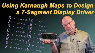 Ep 045: Using Karnaugh Maps to Design a 7-Segment Display Driver