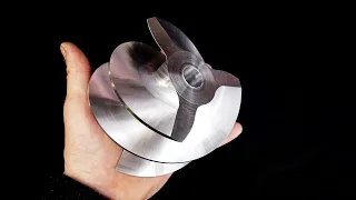 Jet impeller on a lathe - how is this possible ???