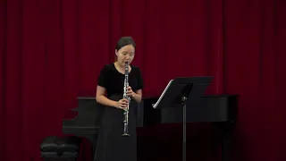 Set for Clarinet, Katherine Hoover mvmt 3