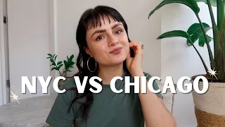 Living in New York City vs Chicago | Which city is better? ✨🤔