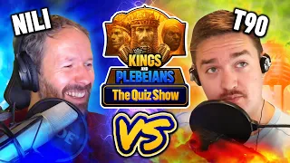 T90Official vs Nili, an AoE 2 Quiz | Kings & Plebeians: Episode #13