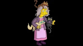 Simpsons s18e13 "Springfield Up" - Crazy Cat Lady episode