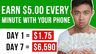 Earn $5 Every 1 Min With Your PHONE For FREE! Make Money Online