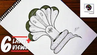 Very Easy | Naag Panchami Special Drawing With Pencil | Step By Step For Beginners