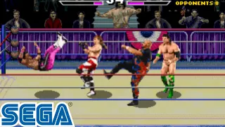 WWF Wrestlemania Arcade Sega Gameplay Ending With Bret Hart