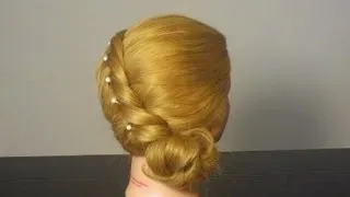 Прическа: обратный рыбий хвост.  Fishtail braid hairstyles for long  hair