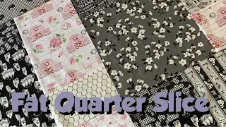 Fat Quarter Slice Quilt Pattern #fatquarter #nowaste #quiltpatterns