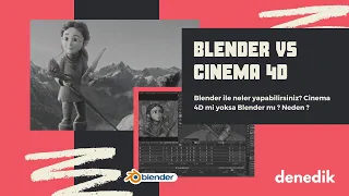 #Denedik | Cinema 4D vs Blender | 3D Tasarımda Artık Blender Kullanıyoruz | Sıradan Şeyler