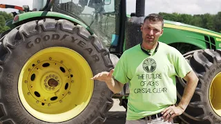 Improving yield and soybean health with Titan LSW Tires on Deere 8235R