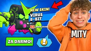 Nie uwierzysz JAK ONI ODEBRALI Virusa 8-Bita ZA DARMO w BRAWL STARS🤩 POGROMCY MITÓW