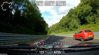 Porsche 992 GT3 - Being Driven on the Nordschleife in Heavy Traffic