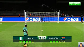 Nigeria vs South Africa - Penalty Shootout | Coupe d'Afrique des Nations 2023 Demi-finale | PES