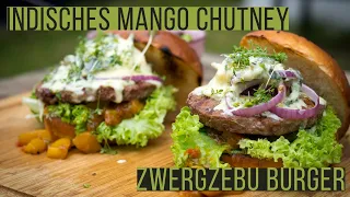 Indisches Mango Chutney für Zwergzebu Burger - Rezept by Daughter & Dad's Sizzlezone