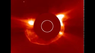 CME 23 julio 2017 Imagen de SOHO NASA-ESA