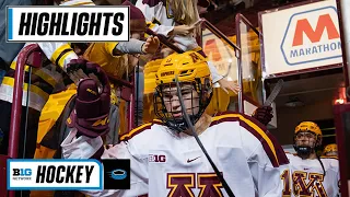 St. Cloud State at Minnesota | Big Ten Hockey | Oct. 15, 2021 | Highlights