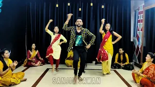 Chane ke khet main| Dance Cover | Madhuri Dixit | Ft Sanjiv Sawan nd Team | Bollywood Dance style