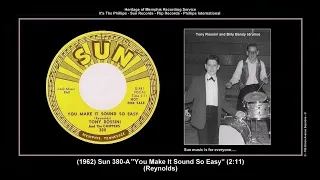 *(1966) Sun 380-A ''You Make It Sound Like Easy'' Tony Rossini & The Chippers