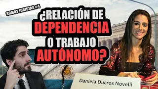 ⚖️ ¿Relación de Dependencia o Monotributo (Trabajo Autónomo)? LCT Argentina⚖️SOMOS JURISTAS # 4