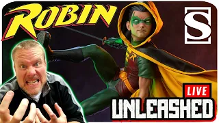 🔴 LIVE UNLEASHED UNBOXING: Robin Premium Format EX 1/4 Scale Statue | Sideshow Collectibles