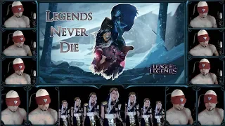 Legends Never Die - League of Legends - Acapella Cover | Lyric Video