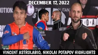 Update Vincent Astrolabio, Nikolai Potapov fight highlights || Sino ang magwawagi