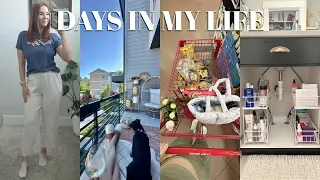 VLOG | Trader Joe's Grocery Haul, My Work Morning Routine, Organize with Me