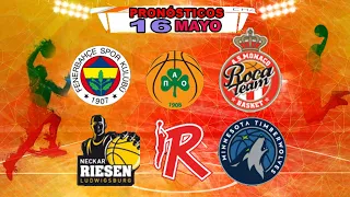 PRONÓSTICOS DE BALONCESTO 16 DE MAYO DEL 2024 - PARLEY