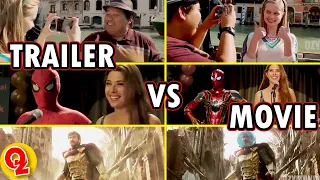 SPIDER-MAN: FAR FROM HOME | Trailer vs Movie Comparison [How Marvel prevented Spoilers !]