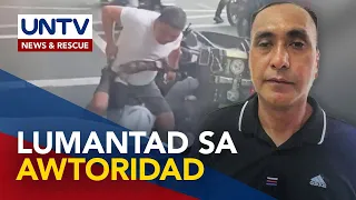 Rider na nagpakita ng baril at nakipagbuno sa nakagitgitang motorista sa Makati, sumuko na