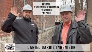 Pieutage stabilisation de fondation en moellon par pieux – Daniel Dargis ingénieur - partie 2