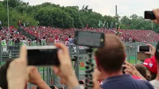 Start Formula 1 race Monza from Tribuna Esterna Variante B (8B)