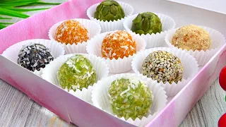 6 healthy sweets without sugar Suitable for losing weight Box of sweets for loved ones.