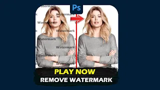 Remove Watermark !  🤯😎 #shorts #photoshop